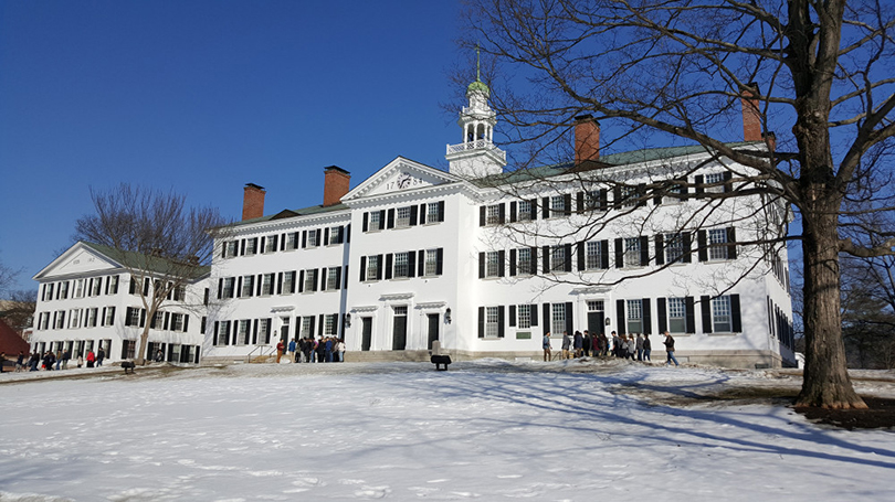 Dartmouth Hall campus tours